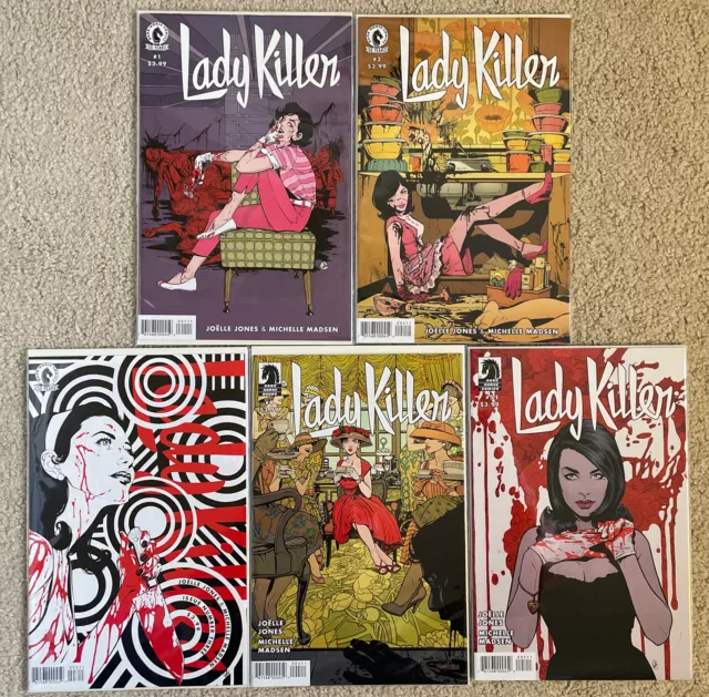 Lady Killer #1-5 Complete 2nd Series 2016 Dark Horse Comic Optioned Blake Lively