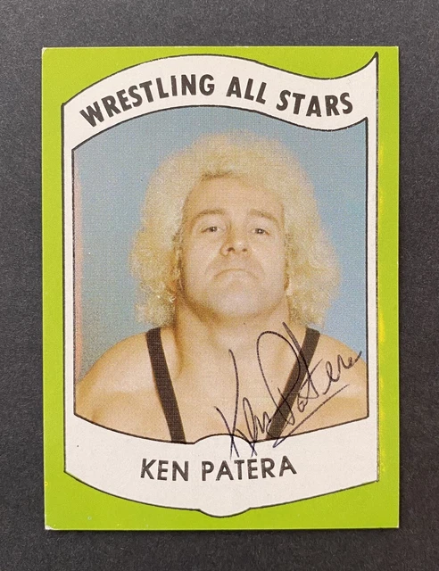 1982 Wrestling All-Stars Series A - #31 "KEN PATERA" Autographed Card