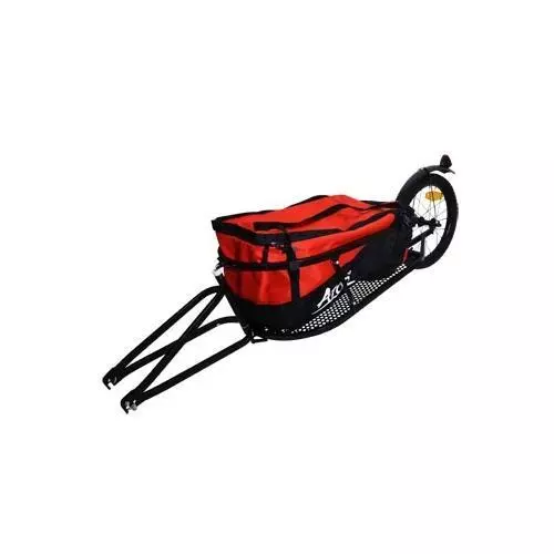 Remorque monoroue+sac-fixation moyeu/roue 16"/l155 l42 h28-charge max 37 kg-Atoo