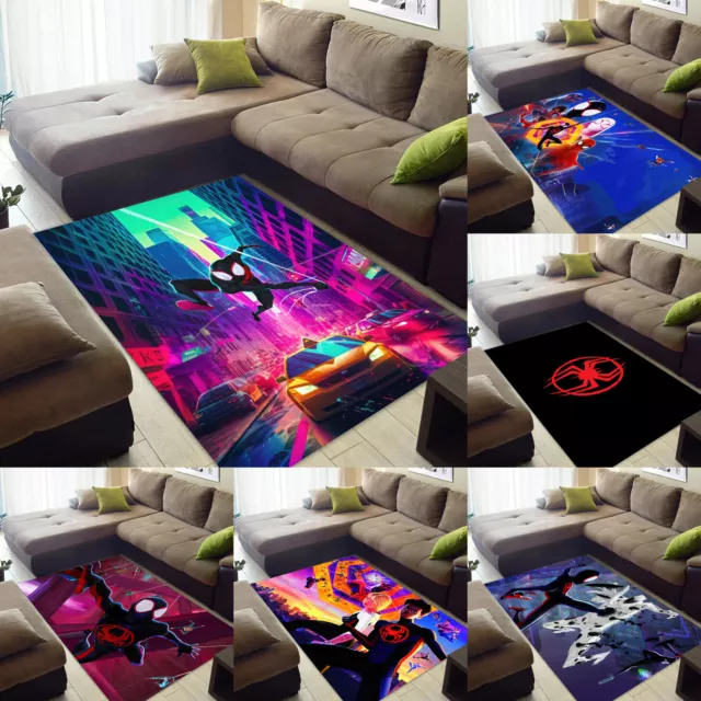 Spider-Man: Across The Spider-Verse Area Rugs Living Room Anti-slip Floor Mats