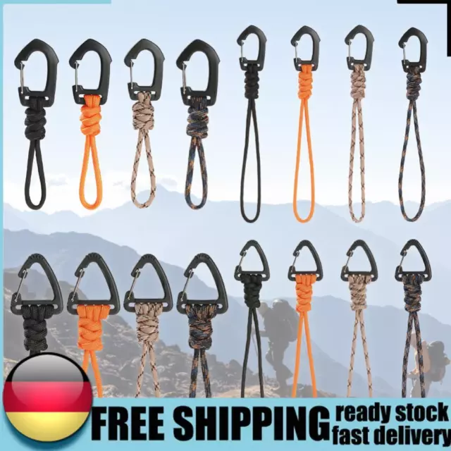 7-core Umbrella Rope Lanyard Keychain Survival Cord Keychain for Keys/Men/Women