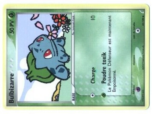 Pokemon Gardiens Cristal Unco N°  45/100 Bulbizarre
