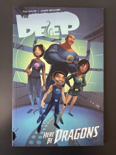 THE DEEP VOL 1 HERE BE DRAGONS GN TPB (collects issues 1-6) Kaboom Comics 2013