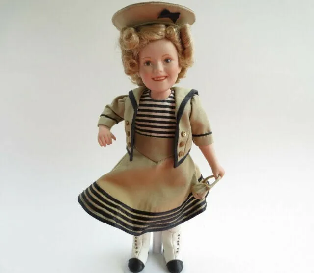 Shirley Temple Porcelain Doll-Danbury Mint-Wee Willie Winkie