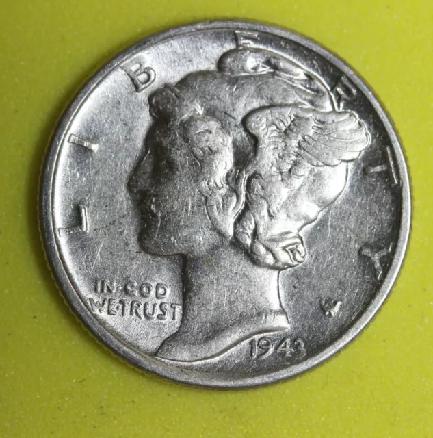 ESTATE FIND 1943- Mercury Dime!!  #K23679