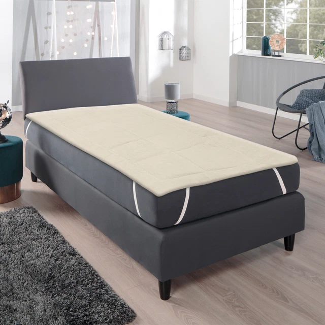 Coprimaterasso Riscaldato Scandi King Size 200x150 Cm - Sherpa, Telecomando E Timer