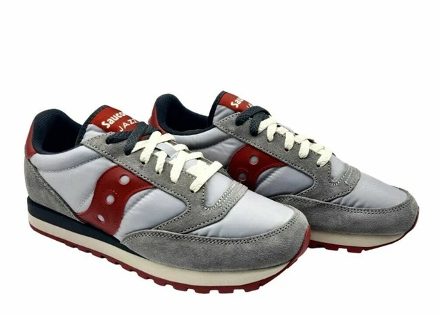 SAUCONY JAZZ SCARPA uomo sneakers grigio rosso 2044 575 EUR 89 90