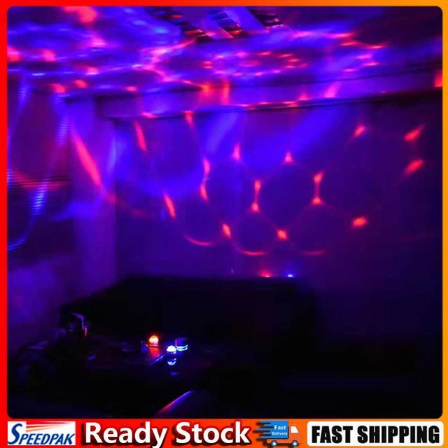 Rotating LED Night Lamp USB Disco Stage Party Ball Colorful Light (White) Hot