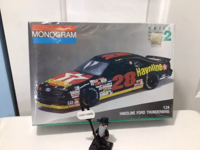 Monogram Model Kit NASCAR Ford Thunderbird Havoline new in Sealed Box