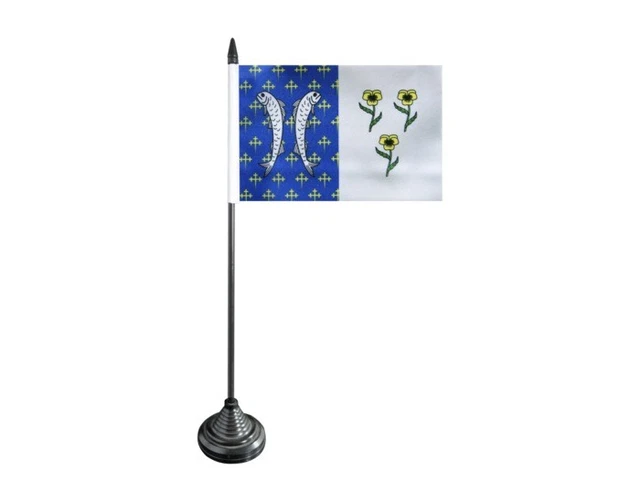 Drapeau De Table France Provence - Mini Drapeau 10x15 Cm Sur Socle - Décoration Intérieure