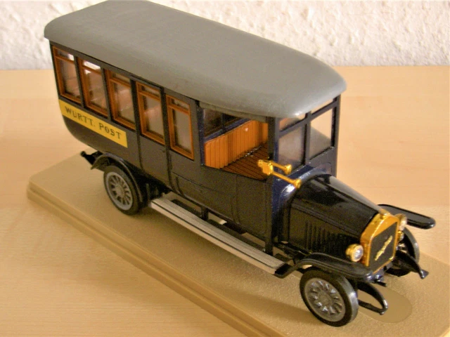 Autobus Diano 1:40 – Magirus Deutz 1919 – Bleu (Pièces Et Collection)