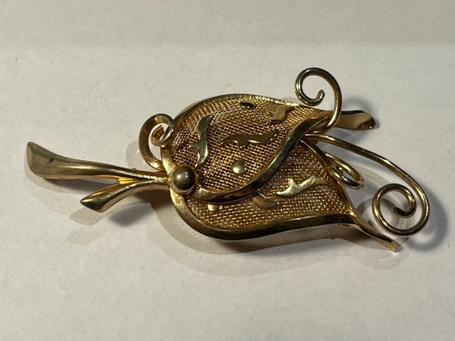 Broche ancienne rétro fantaisie, bijou vintage pour collection ou accessoire ori - Montres & Bijoux