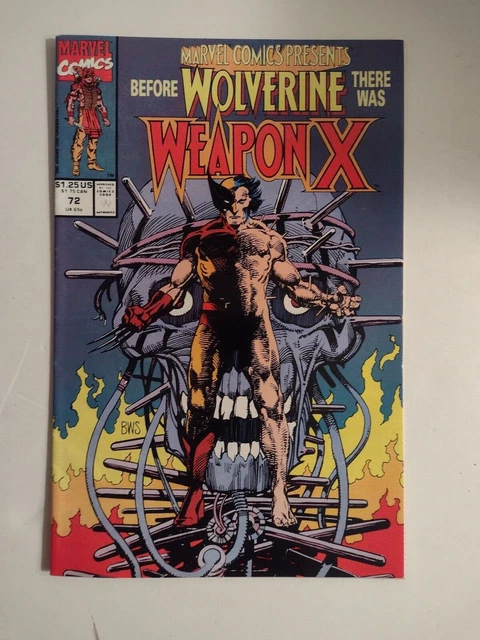 Marvel Comics Presents 72  - Wolverine Weapon X  Comic 1991  Vf
