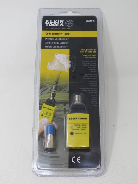 NEW - Klein Tools Coax Explorer Tester VDV512-057 - Free Shipping