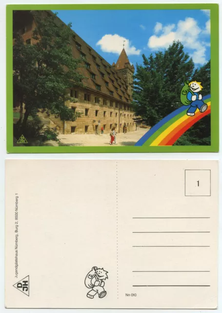 61600 - Nuremberg - DJH youth guest house - old postcard