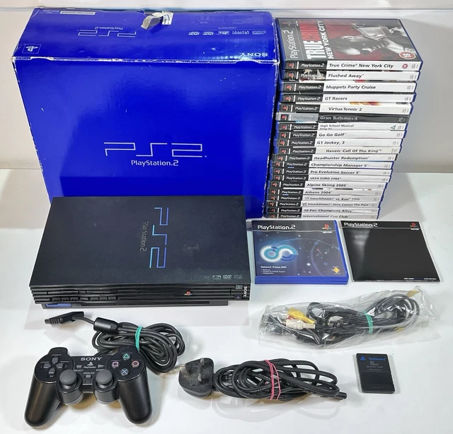 SONY PLAYSTATION 2 Console Boxed Huge Bundle x20 Games £109.99 ...