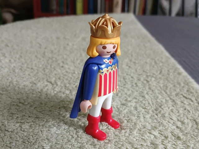 Cape Playmobil Bleue Foncée Mi-longue - Pièce Détachée Référence 14794, Occasion, Pour Figurines