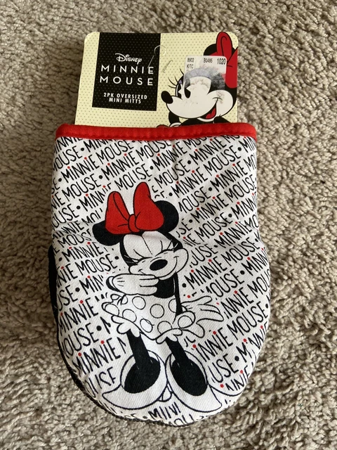 Disney Minnie Mouse Two Pack Oversized Mini Oven Mitts