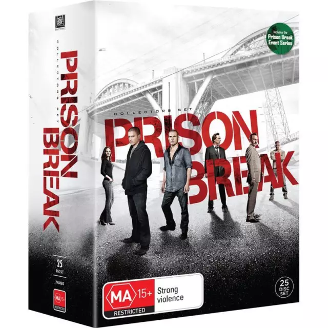 Prison Break Complete Season Series 1, 2, 3, 4 & 5 DVD Box Set New Sealed R4