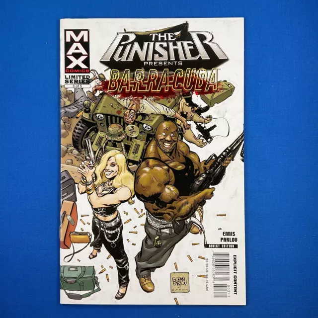 PUNISHER Presents BARRACUDA #3 (of 5) Marvel MAX Comics 2007 Garth Ennis