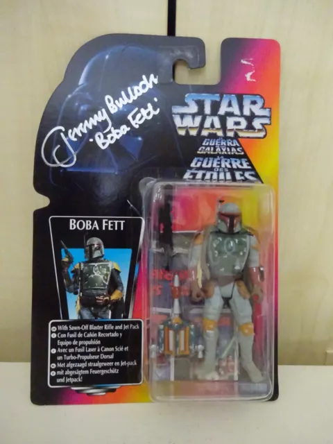 Star Wars Bobba Fett Thx Leaflet Signed Jeremy Bulloch 1996 Tri Logo Very Rare