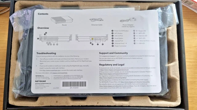 Netgear RAX20 Router - 4 Stream Wifi 6 AX1800 2