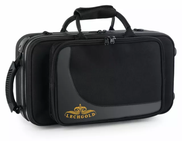 Etui pour Saxophone Soprano Courbé Sac Valise Léger Rembourrage Thermique Noir