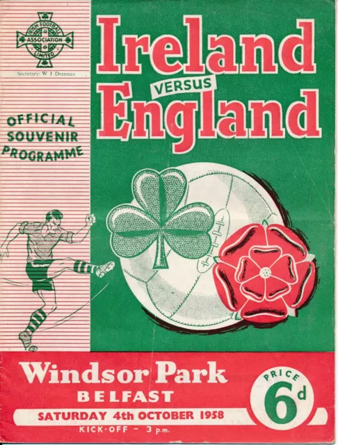 Northern Ireland v England (Home International) 1958