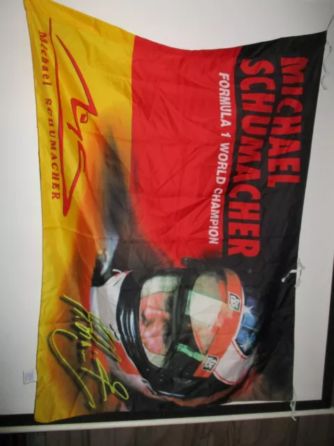 Flagge/Fahne im Format ca. 130x95 Michel Schumacher Formula 1 Deutschland