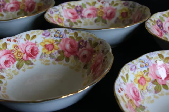 6x Royal Albert Serena Cereal Dessert Bowls | Reg. No. 839329