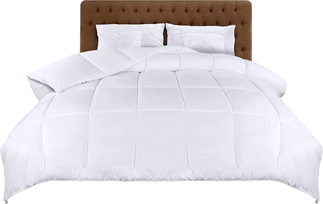 UTOPIA BEDDING PIUMINO 220 X 240 Cm, Piumone Leggero per Letto