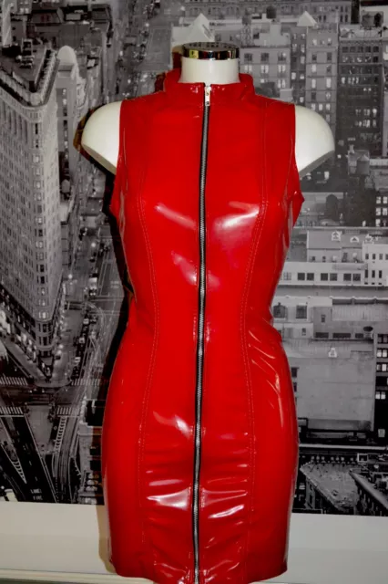 The Federation Rubber Latex Zip  Dress