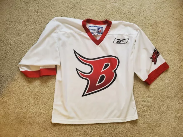 CALGARY ROUGHNECKS NLL LACROSSE RED PRO AUTHENTIC REEBOK JERSEY SIZE 56