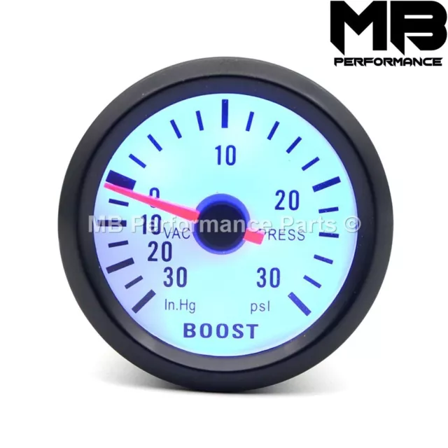 52mm Car Turbo Analogue LED Boost Vacuum Gauge Pointer Boost Psi