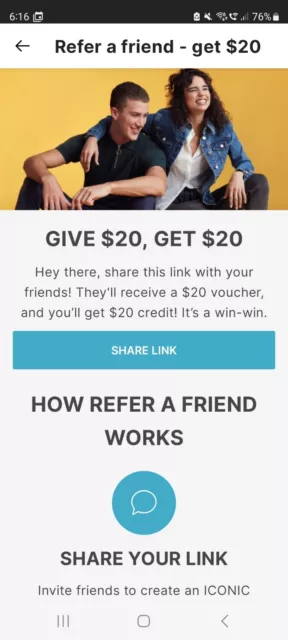 The Iconic $20 Voucher