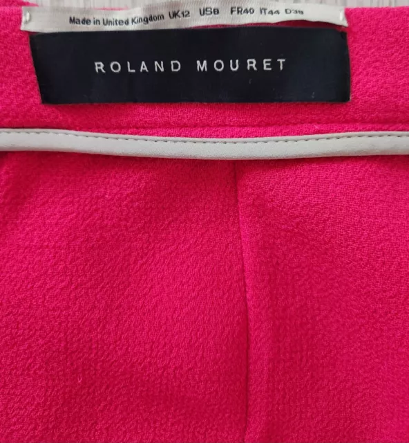 Roland Mouret Arreton Skirt Pink Size US8/UK12 3