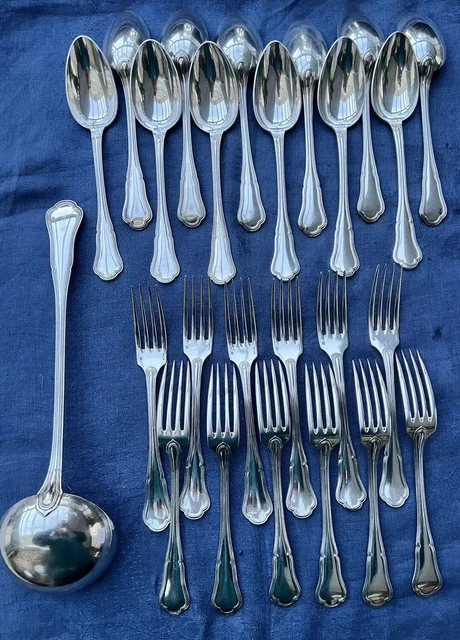 Deux Soucoupes Christofle Poinçonnées Style Louis XV – Métal Argenté
