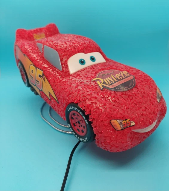 VINTAGE DISNEY PIXARCARS Lightning McQueen Night Light/Table Lamp 20.