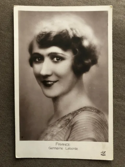 Miss France postcard "Germaine Laborde" - miss Europe 1929 contest
