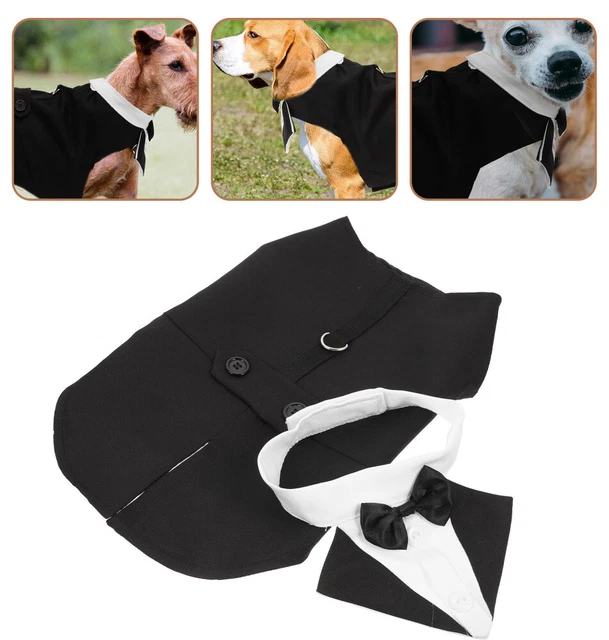 1 set hunde smokedo bandana hunde formaler smokinghochzeitsfeieranzug fliege