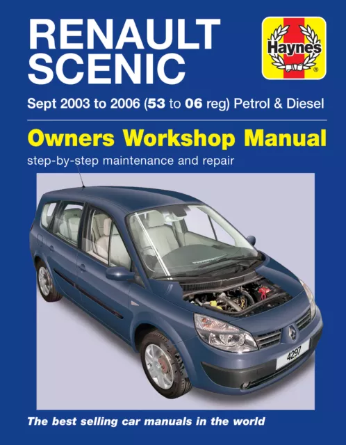 Renault Scenic Petrol & Diesel (Sept 03 - 06) Haynes Repair Manual (Paperback)