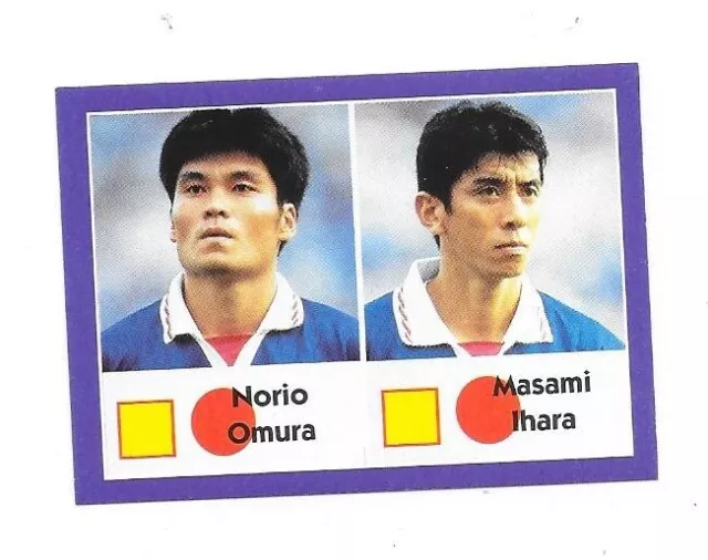 98 Navarrete France World Cup FIFA #522 Norio Omura & Masami Ihara, Japan
