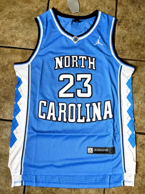 Michael Jordan Jersey #23 North Carolina Throwback Jersey Men's Blue US Seller