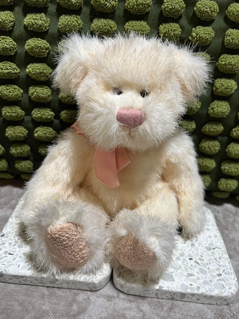 SABRINA RUSS BERRIE Bear Peach Colour Rare Teddy Bear Soft Toy 6