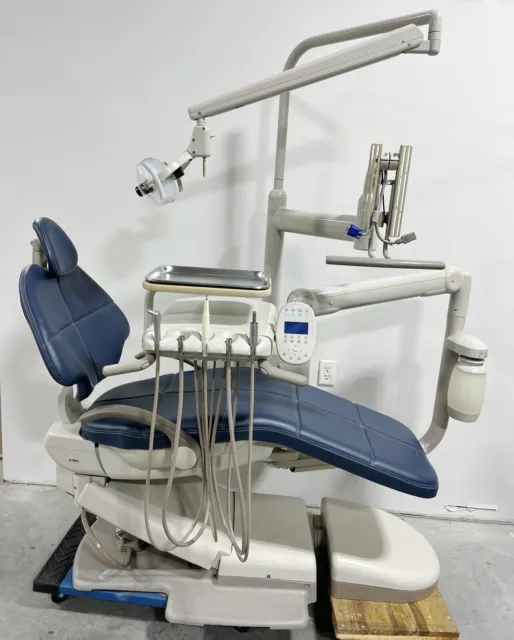 ADEC 511 Dental Chair with ADEC 532 Delivery Unit & Light. NEW Upholstery!!
