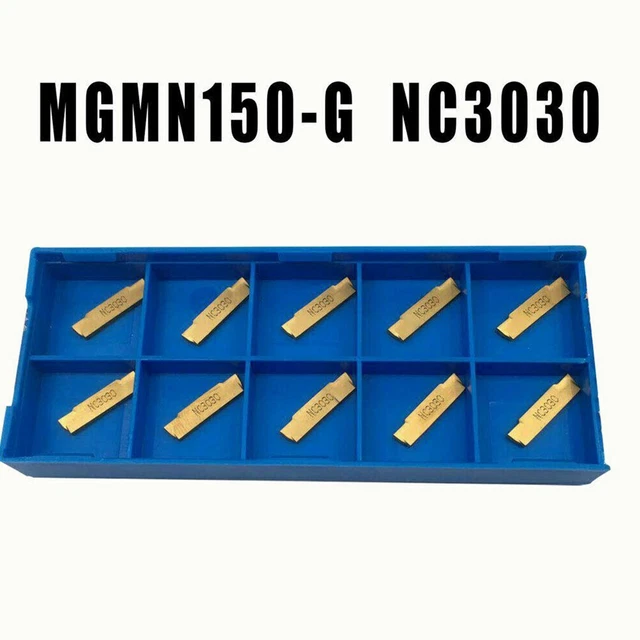 MGMN150G NC3030 Carbide Inserts Reliable Performance Easy Replacement 10pcs