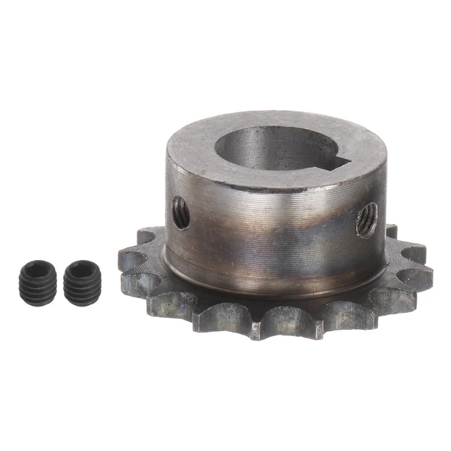 06B Roller Chain Sprocket 16T Pitch 3/8" 20mm Bore A3 Steel Motor Drive Gear