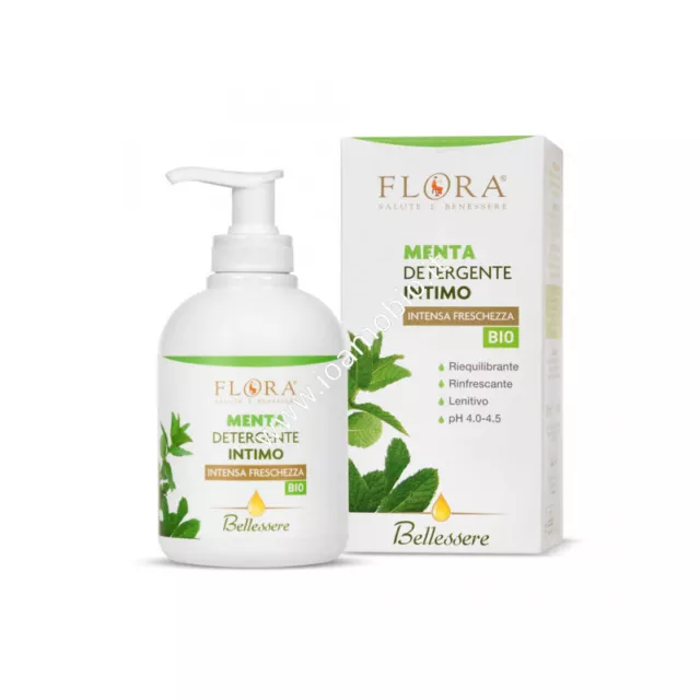 Detergente Intimo Menta pH 4.00 - 4.5 - Flora