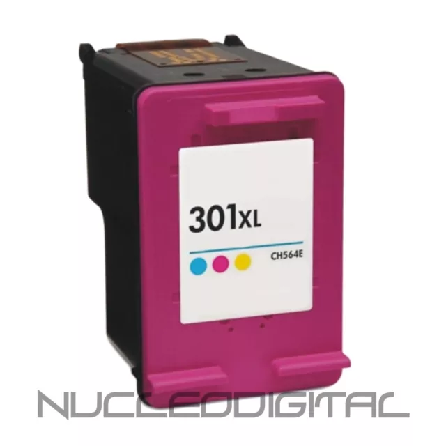 Hp301 Xl Color Compatible Para Impresora Hp Deskjet 1000 1050 1055  Ch564Ee