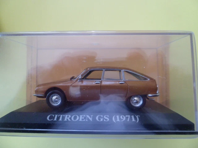Modèle Réduit CITROEN GS 1971 Marron - échelle 1:43 Altaya, Occasion, Pour Collection